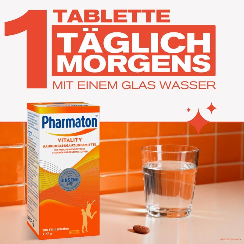 Pharmaton VITALITY 100 St Filmtabletten