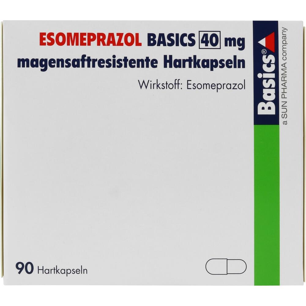 ESOMEPRAZOL BASICS 40 mg 90 St Magensaftresistente Hartkapseln