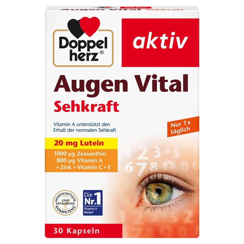 Doppelherz aktiv Augen Vital Sehkraft 30 St Kapseln