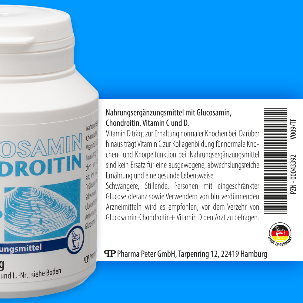 GLUCOSAMIN-CHONDROITIN+Vitamin D Kapseln 90 St Kapseln
