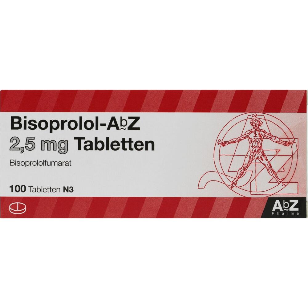 Bisoprolol-AbZ 2,5mg 100 St Tabletten