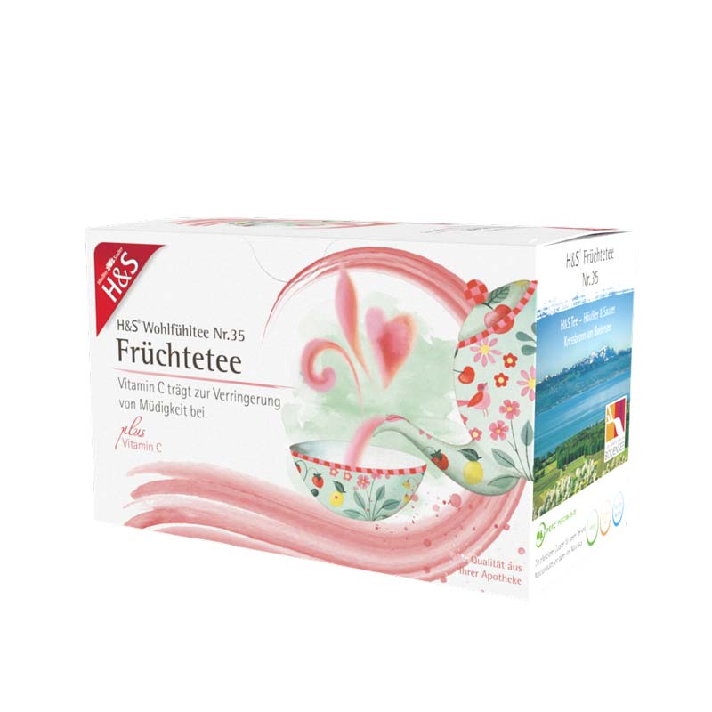 H&S Wohlfühltee Früchtetee mit Vitamin C 20X2.7 g Filterbeutel