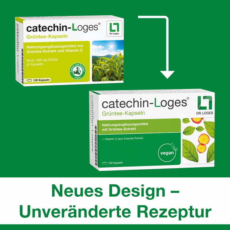 catechin-Loges Grüntee-Kapseln 120 St Kapseln