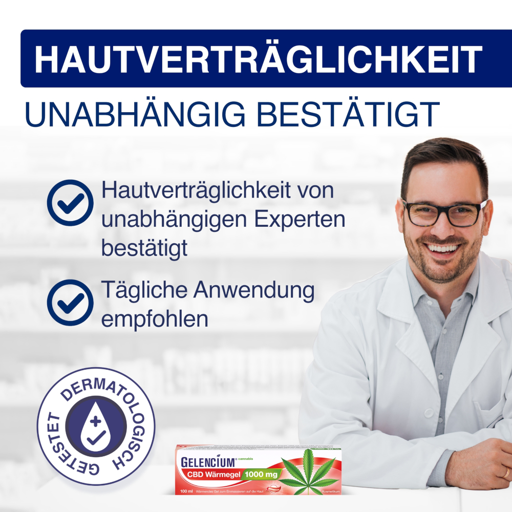 GELENCIUM CBD Wärmegel 1000 mg 100 ml Gel