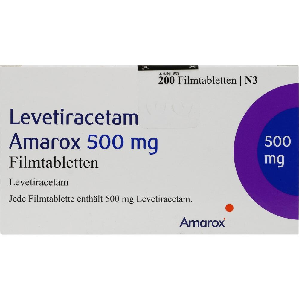 Levetiracetam Amarox 500 mg 200 St Filmtabletten