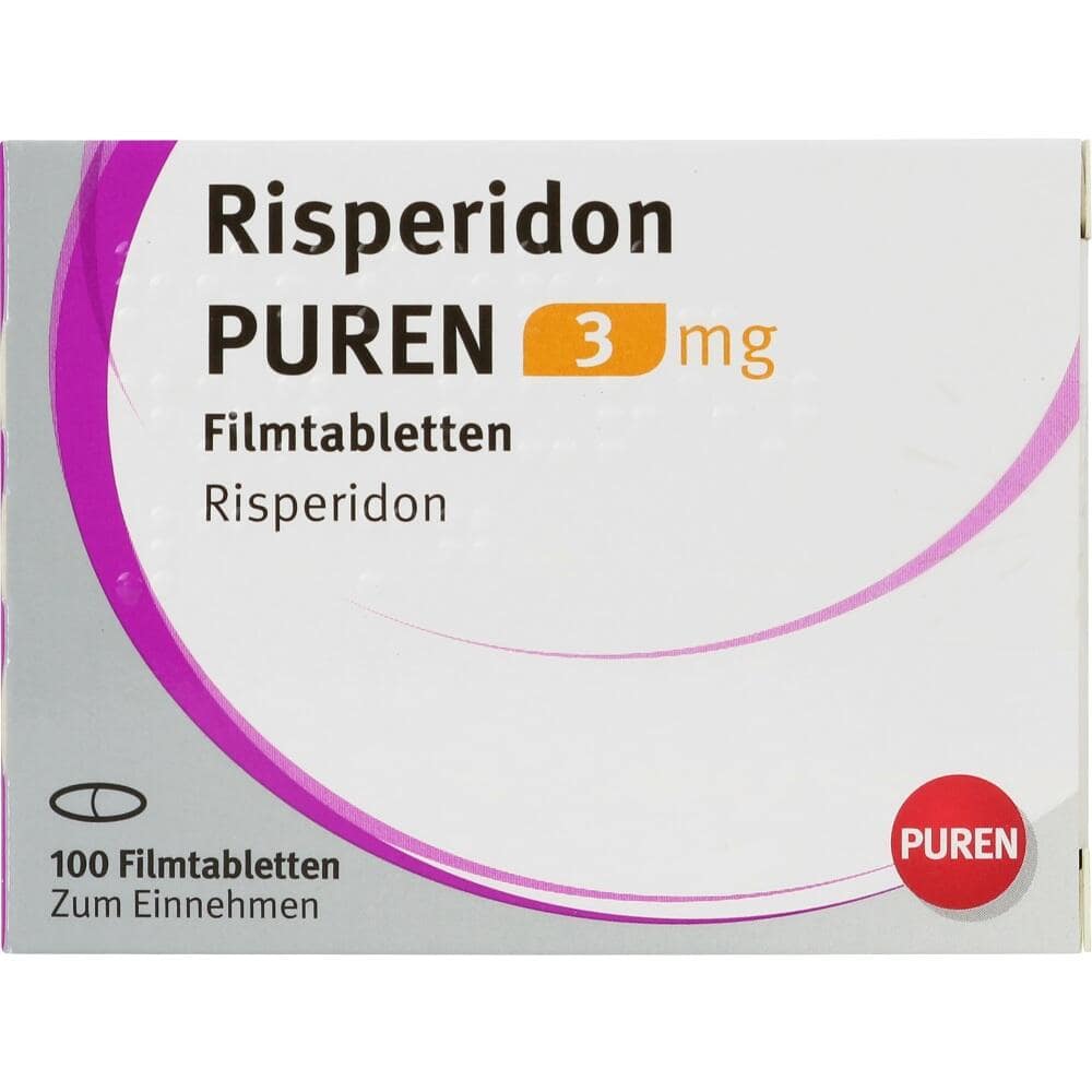 Risperidon PUREN 3mg 100 St Filmtabletten