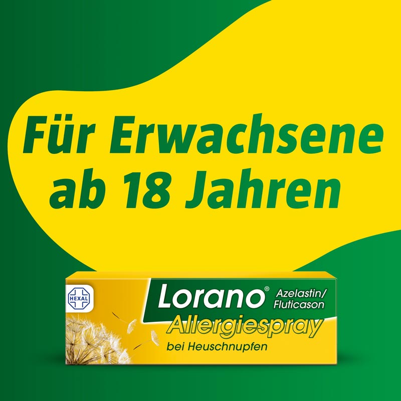 Lorano Allergiespray bei Heuschnupfen 23 g Nasenspray
