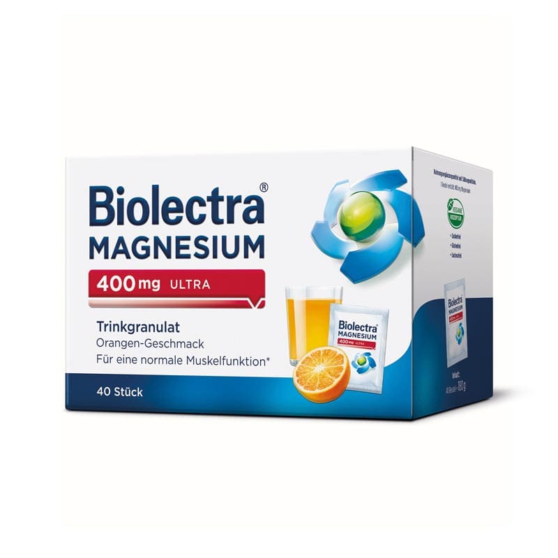 Biolectra MAGNESIUM 400mg ULTRA Orange 40 St Granulat