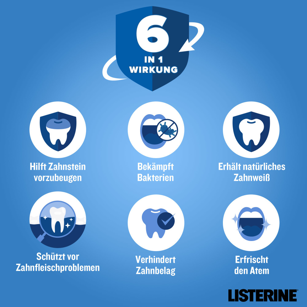 LISTERINE TOTAL CARE ZAHNSTEIN 600 ml Lösung