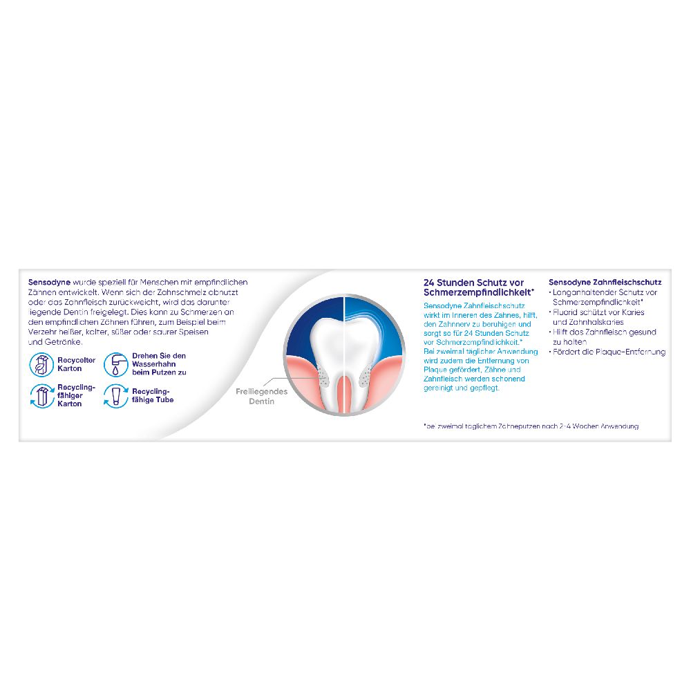 SENSODYNE MultiCare Zahnfleischschutz 75 ml Zahnpasta