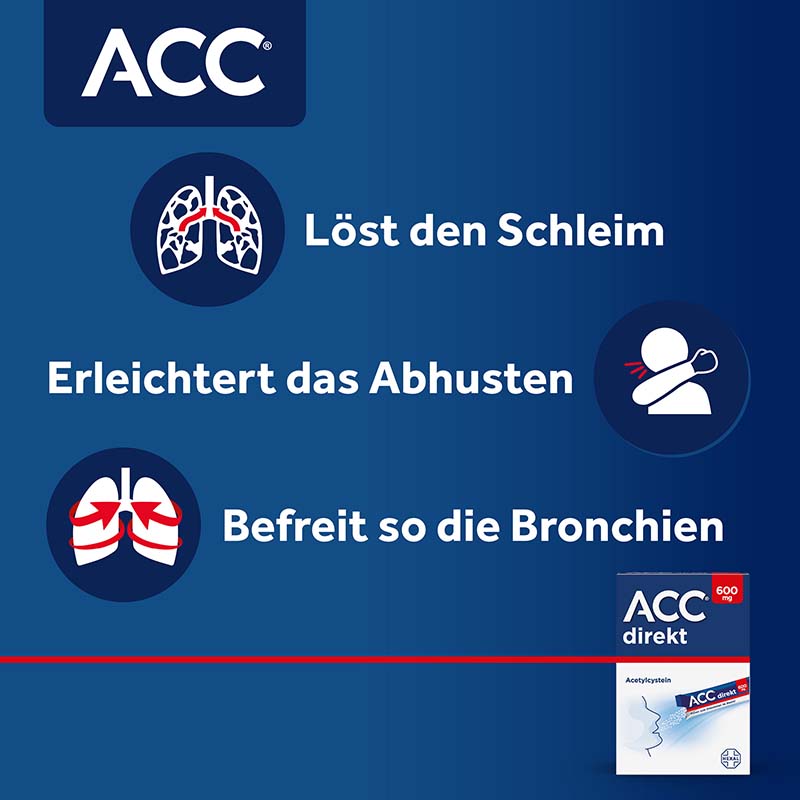 ACC direkt 600 mg  10 St Pulver zum Einnehmen