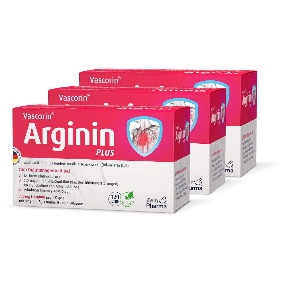 Zein Pharma Vascorin Arginin PLUS  360 St Kapseln