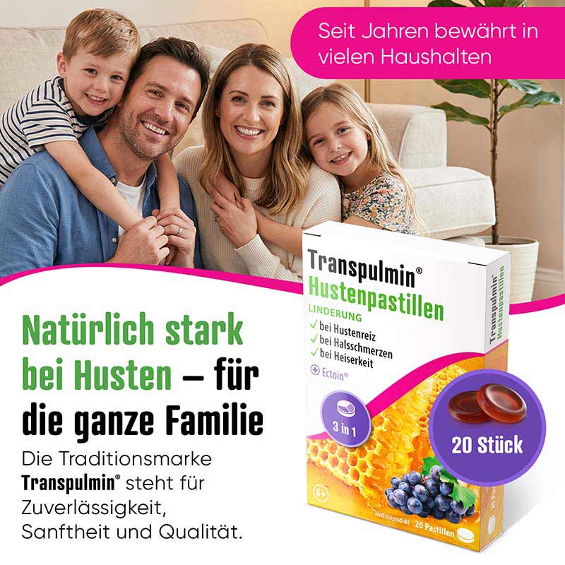 Transpulmin Hustenpastillen  20 St Lutschpastillen