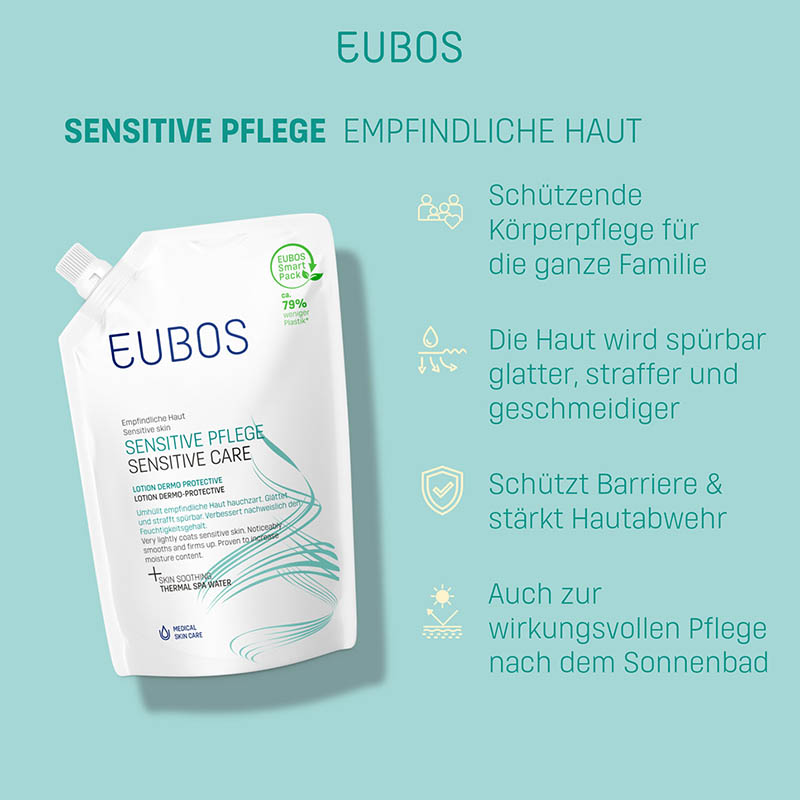 EUBOS SENSITIVE LOTION DERMO-PROTECTIV Nachfüllbeutel 400 ml Lotion