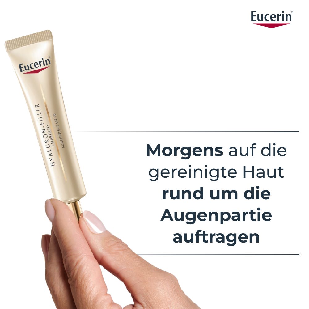 Eucerin HYALURON FILLER + ELASTICITY Augenpflege LSF 20 15 ml Augencreme