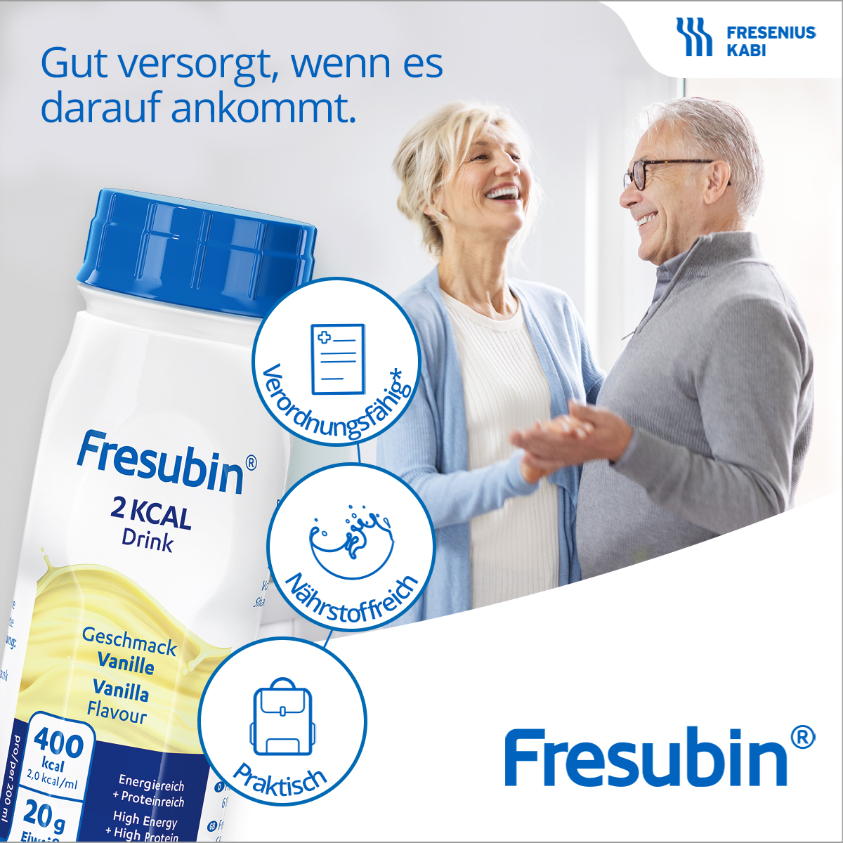 Fresubin 2 KCAL Drink Erdbeere 24X200 ml Flüssigkeit