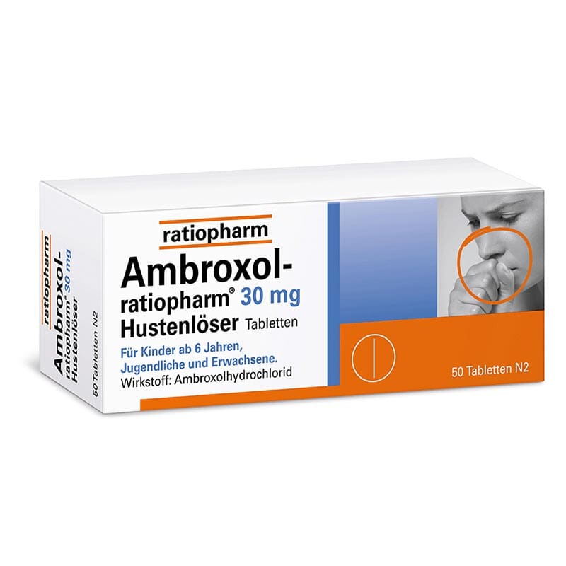 Ambroxol-ratiopharm 30mg Hustenlöser 50 St Tabletten