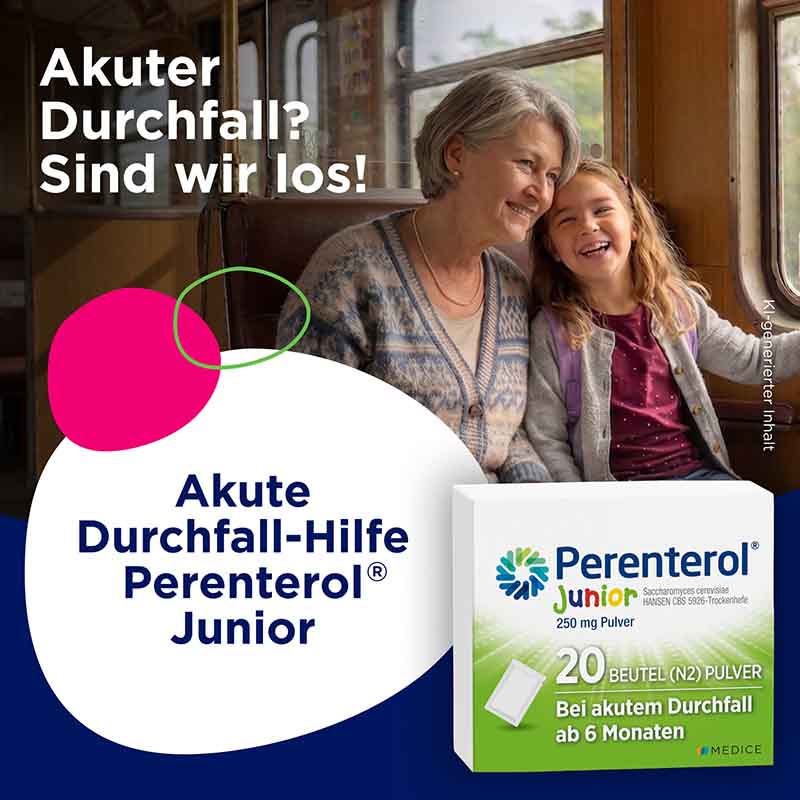 Perenterol Junior bei akutem Durchfall 20 St Pulver