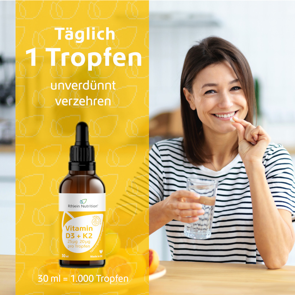 Vitamin D3 + K2 Tropfen 30 ml Tropfen