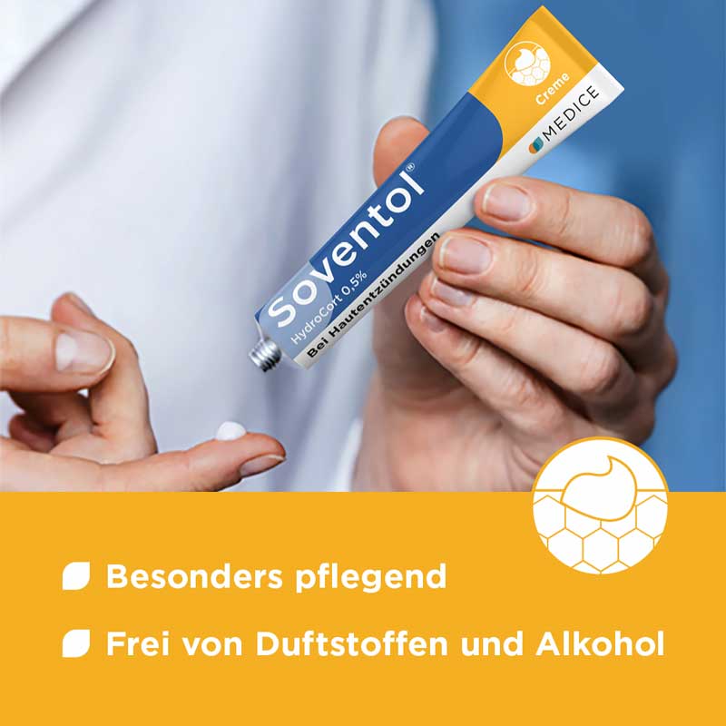 Soventol HydroCort 0,5% bei akuten Hautentzündungen 30 g Creme