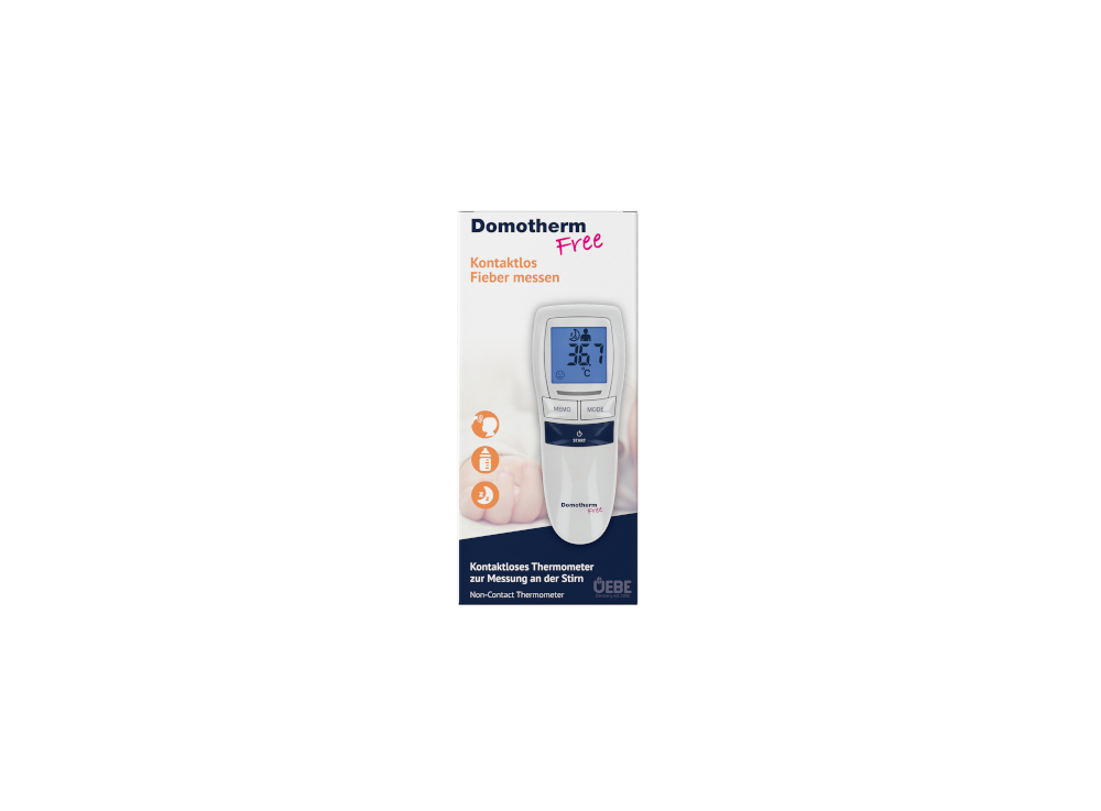 DOMOTHERM Free Infrarot-Stirnthermometer  1 St