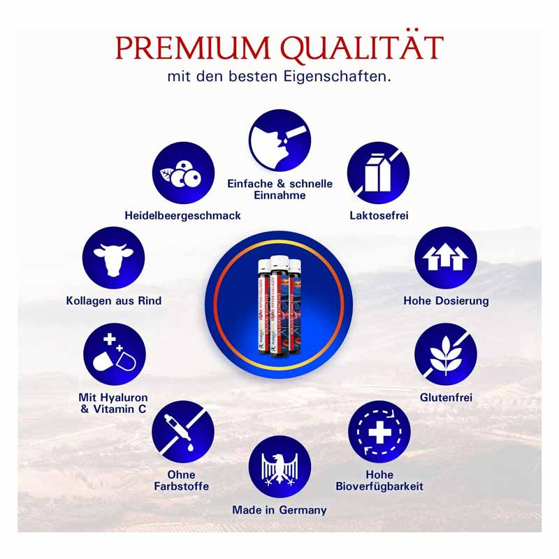 alpha PEPTIDE COLLAGEN Active Gel Trinkampullen 50X25 ml Trinkampullen