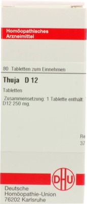 THUJA D 12 Tabletten 80 St Tabletten