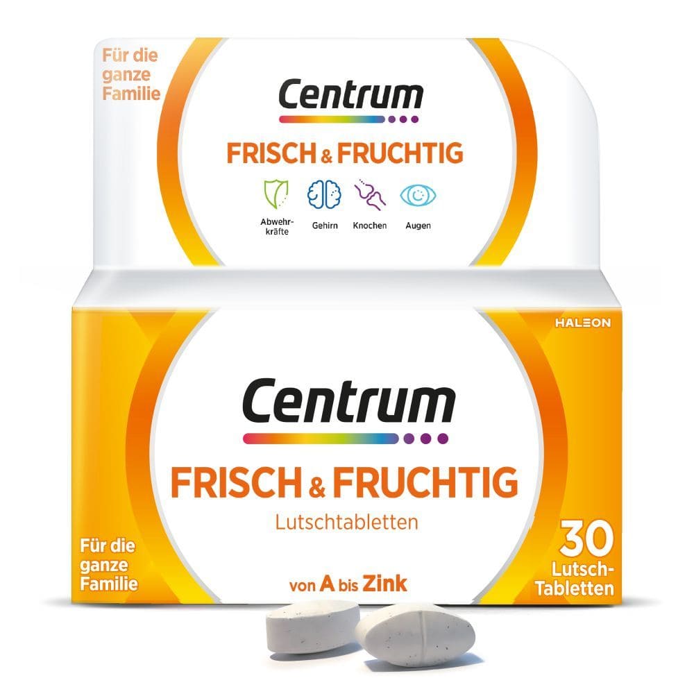 Centrum Frisch & Fruchtig 30 St Lutschtabletten