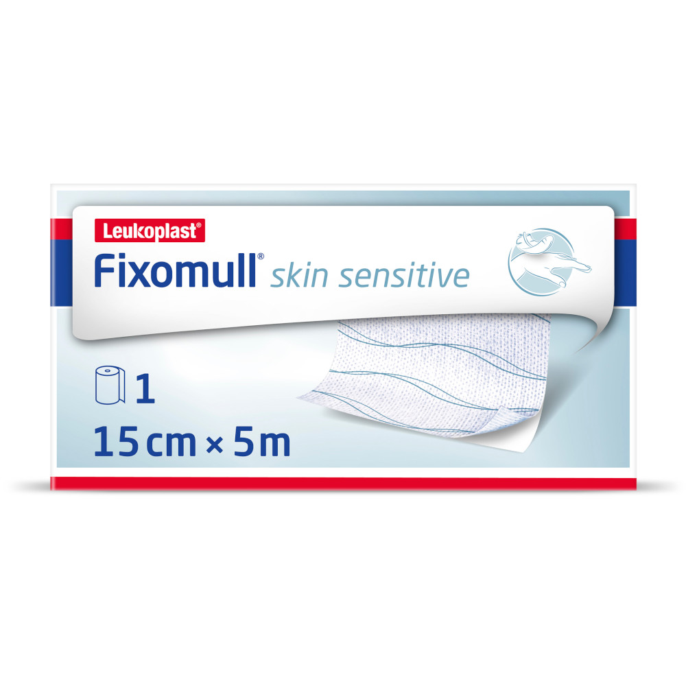 Fixomull skin sensitive Vollflächige Fixierung für die Sekundärfixierung 15 cm x 5 m 1 St Pflaster