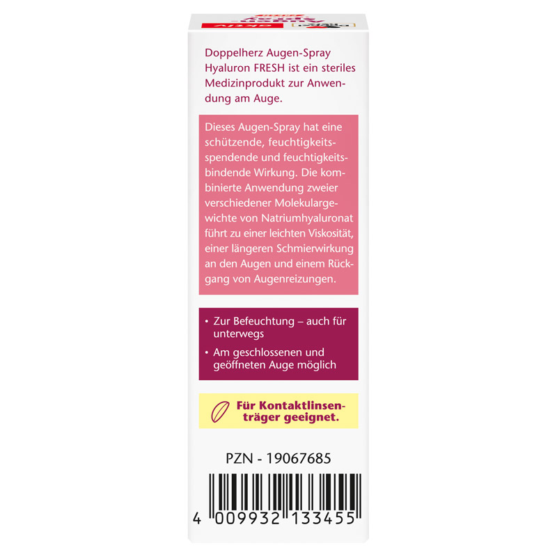 Doppelherz aktiv Augen-Spray Hyaluron FRESH 10 ml Tropfen