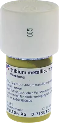 WELEDA STIBIUM METALLICUM PRAEPARATUM D 10 Trituration 20 g Trituration