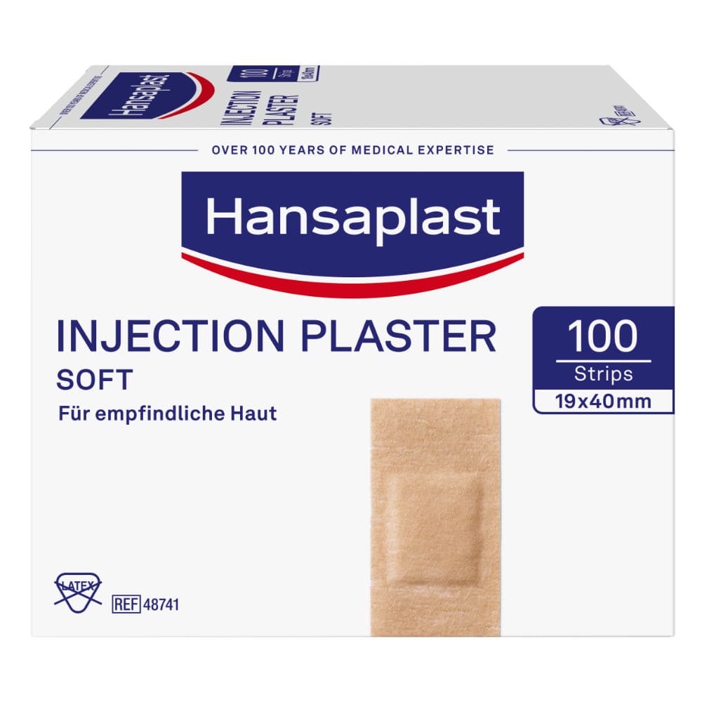 Hansaplast INJECTION PFLASTER SOFT 19x40mm 100 St Pflaster