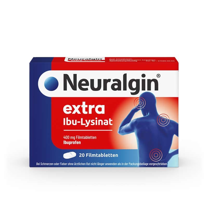 Neuralgin extra Ibu-Lysinat 400 mg 20 St Filmtabletten