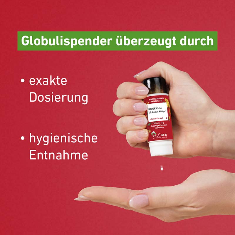 Hypericum D6 Globuli Pflüger 10 g Globuli