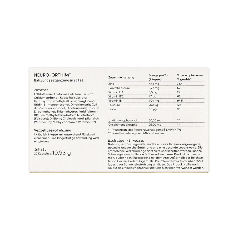 NEURO-ORTHIM 20 St Kapseln
