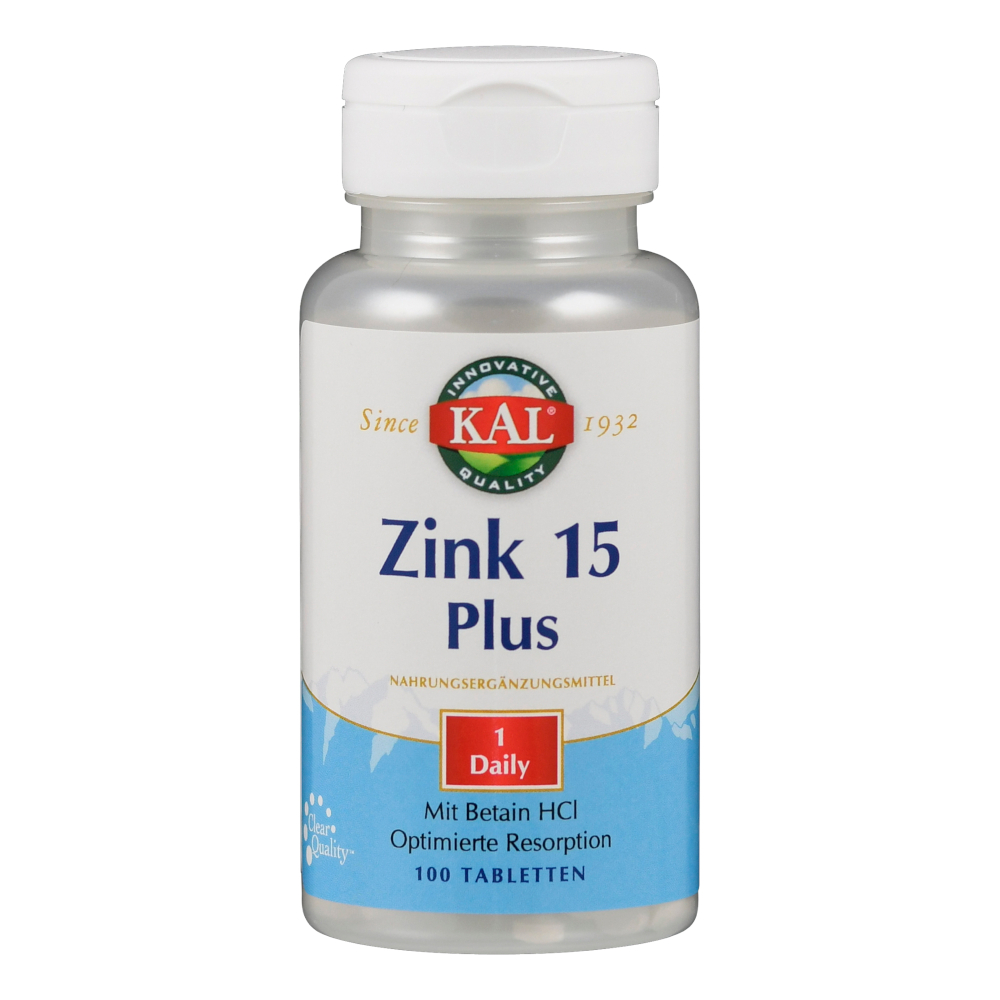 Zink 15 Plus 100 St Tabletten