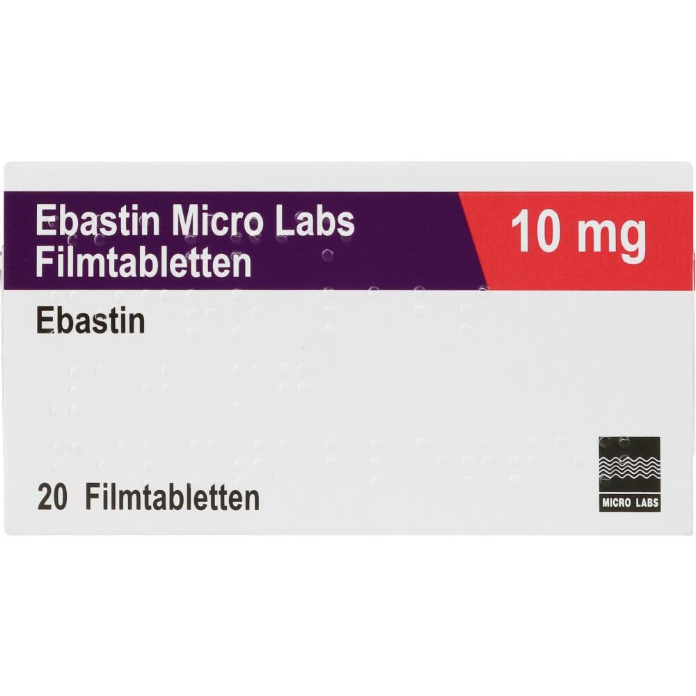Ebastin Micro Labs 10 mg 20 St Filmtabletten