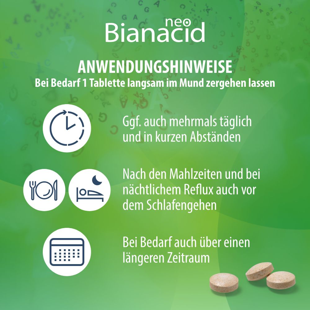 neo Bianacid Zitronengeschmack 45 St Lutschtabletten