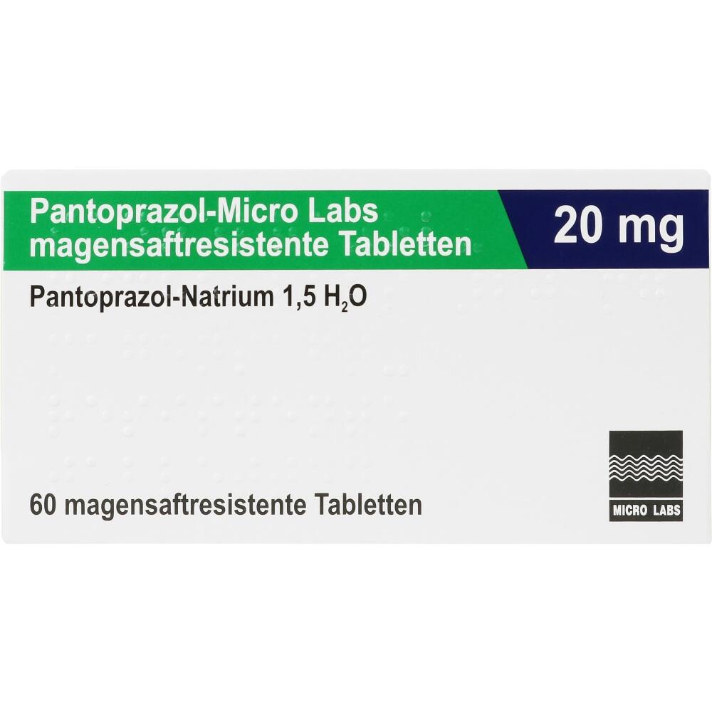 Pantoprazol-Micro Labs 20 mg 60 St Tabletten magensaftresistent