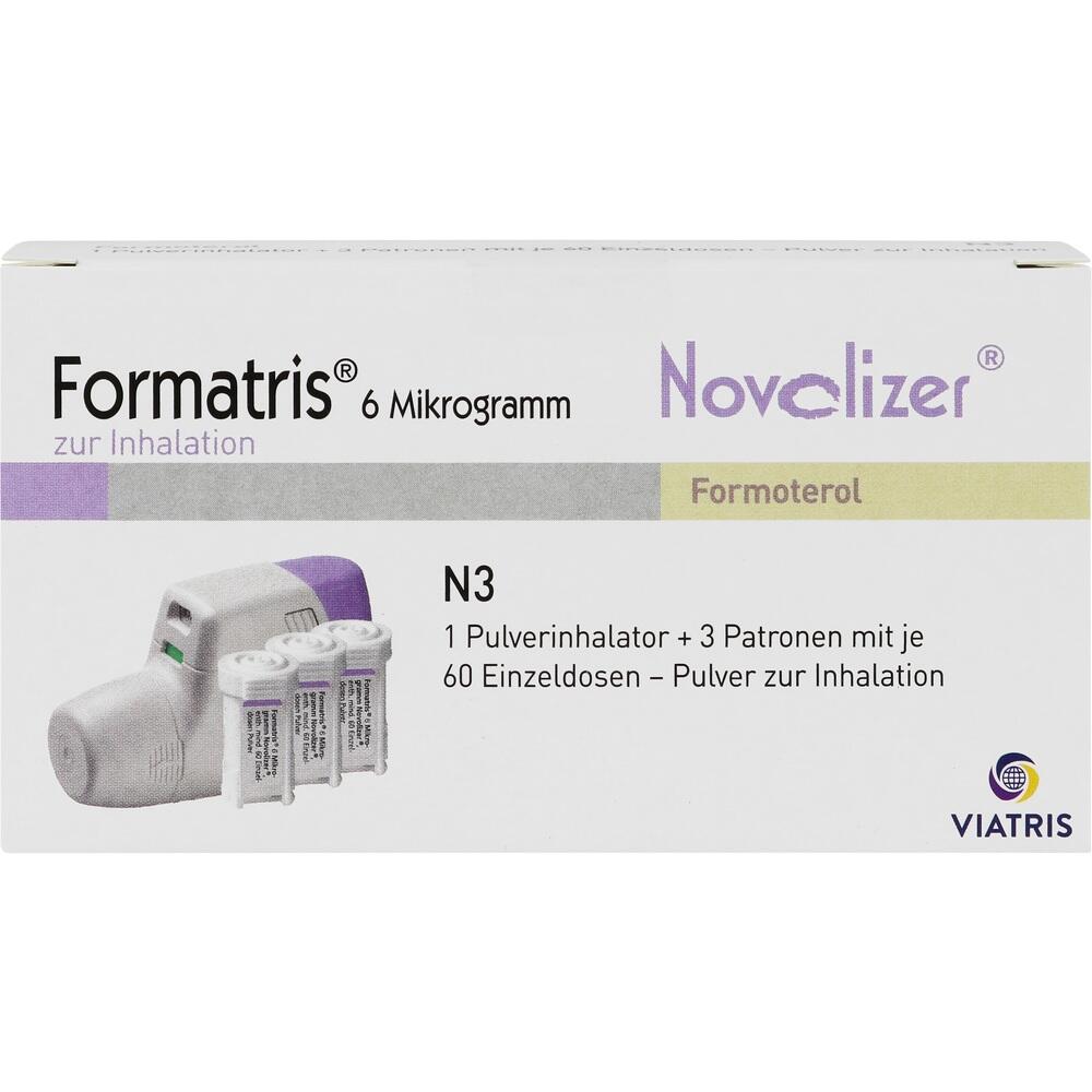 Formatris 6 Mikrogramm Novolizer 3 St Inhalationspulver