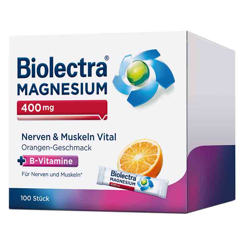 Biolectra MAGNESIUM 400 mg 100 St Pellets
