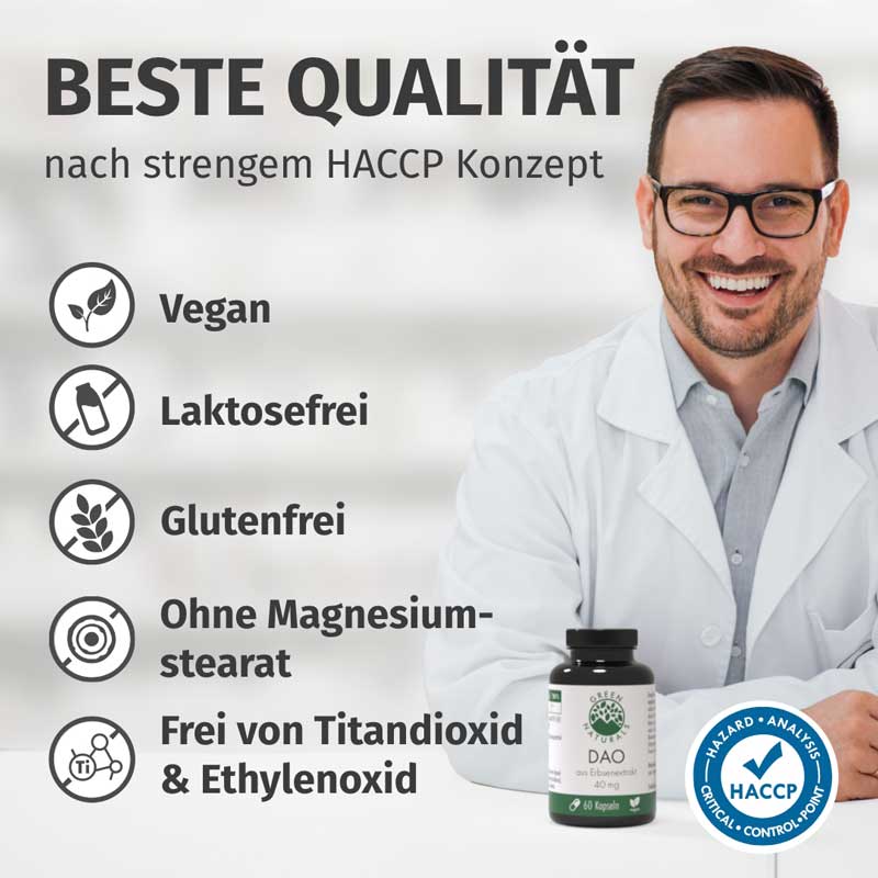 GREEN NATURALS DAO 100 mg 90 St Kapseln