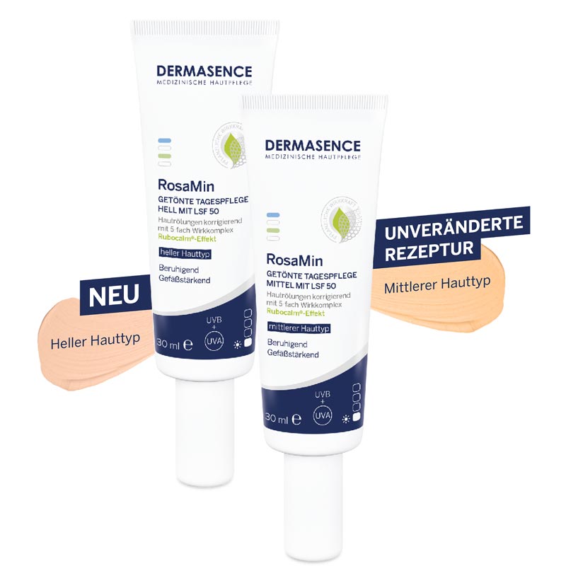 DERMASENCE RosaMin GETÖNTE TAGESPFLEGE MITTEL LSF 50 30 ml Creme