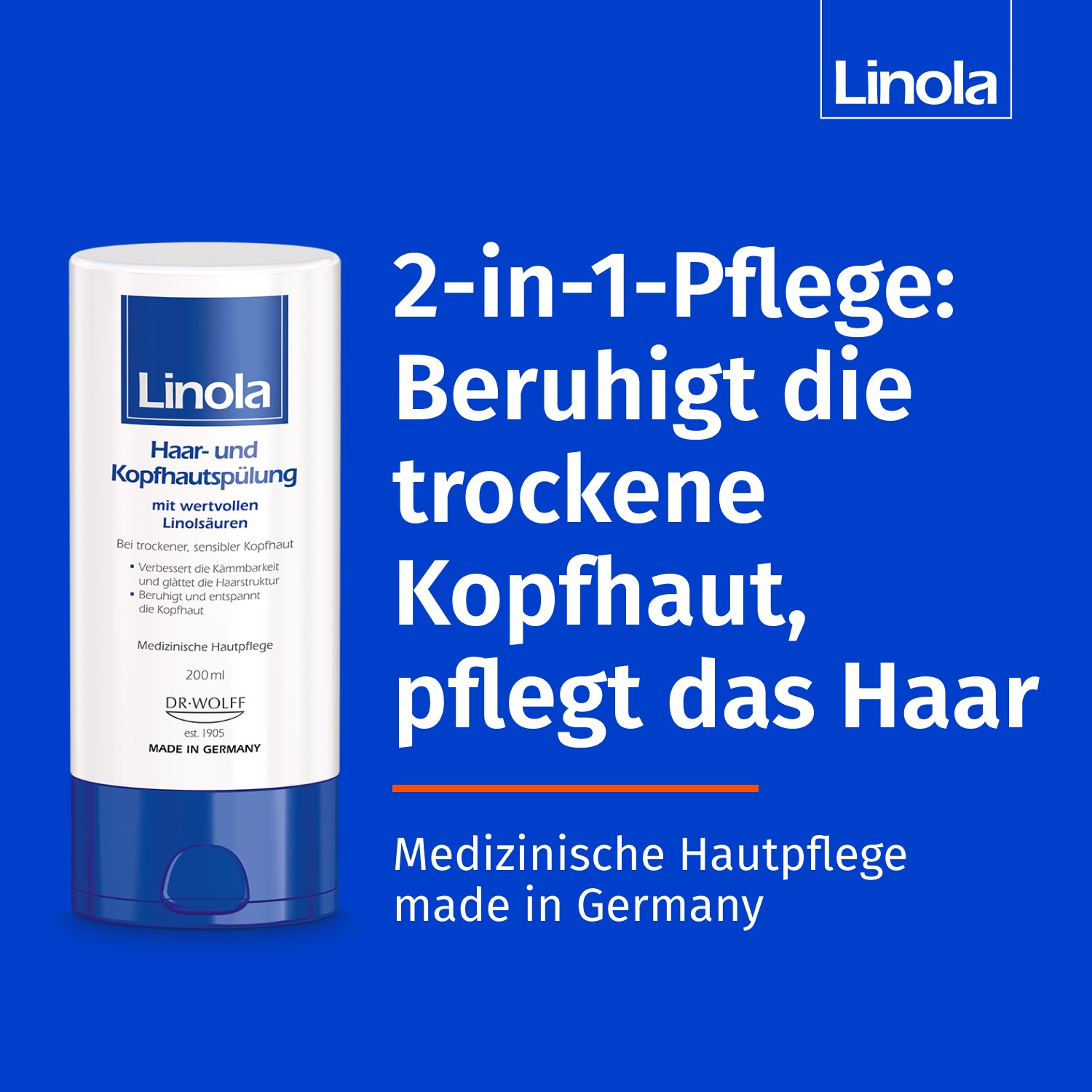 Linola Haar- und Kopfhautspülung 200 ml Haarspülung