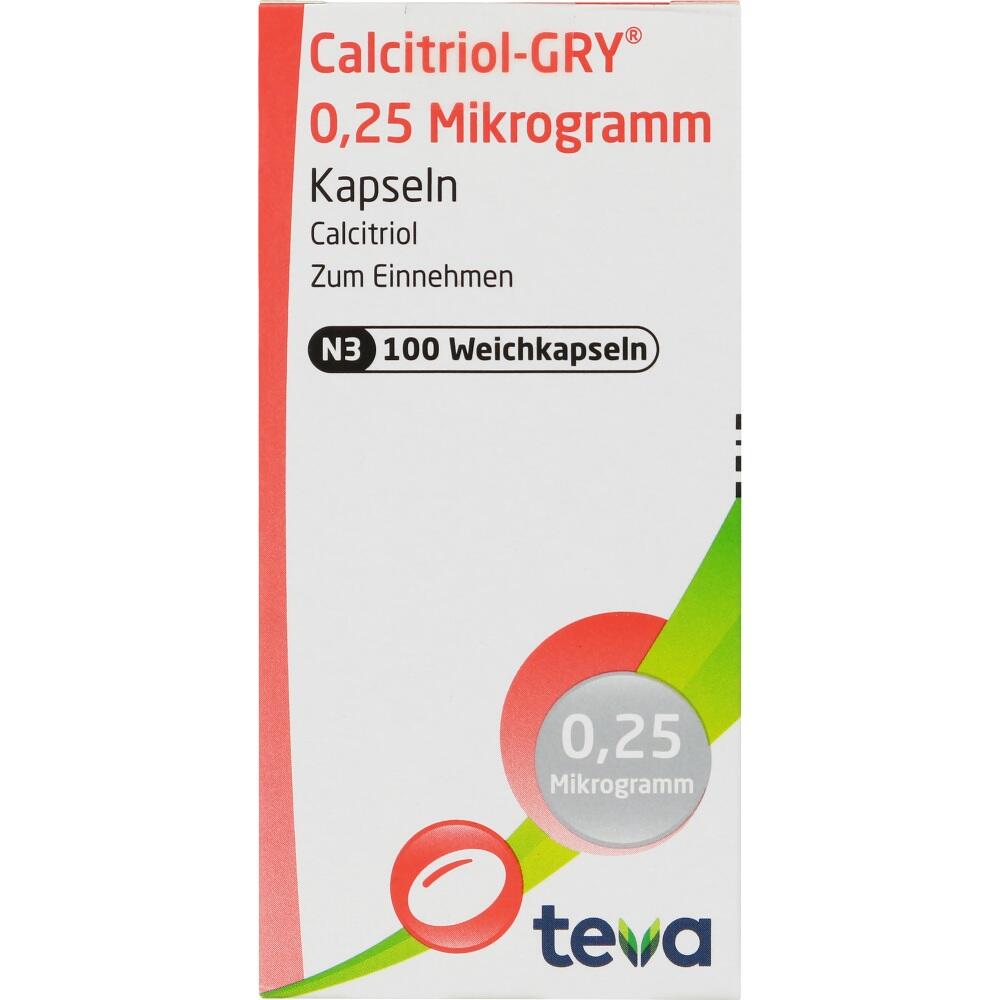 CALCITRIOL GRY 0,25 Mikrogramm Kapseln 100 St Weichkapseln