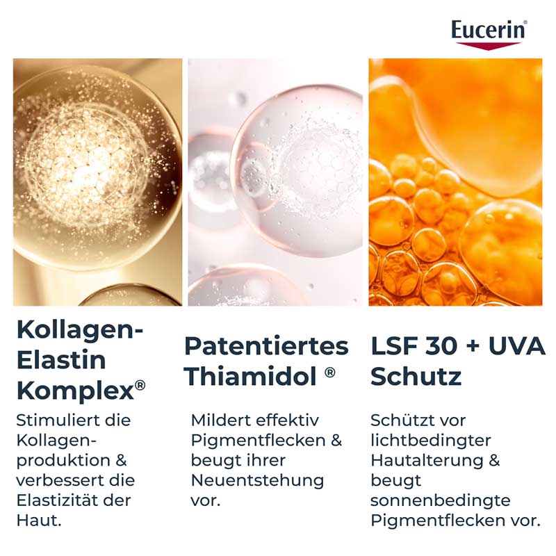 Eucerin HYALURON FILLER + ELASTICITY ROSÉ Tag LSF 30 Nachfüllpack 50 ml Creme