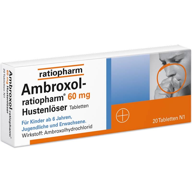 Ambroxol-ratiopharm 60mg Hustenlöser 20 St Tabletten
