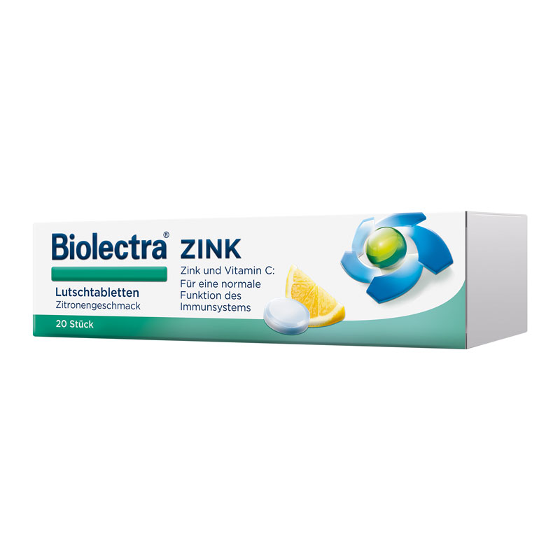 Biolectra ZINK 20 St Lutschtabletten