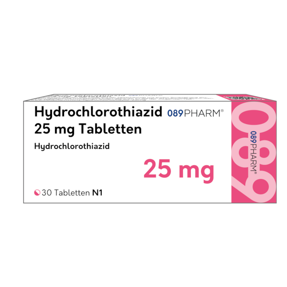 Hydrochlorothiazid 089PHARM 25 mg 30 St Tabletten
