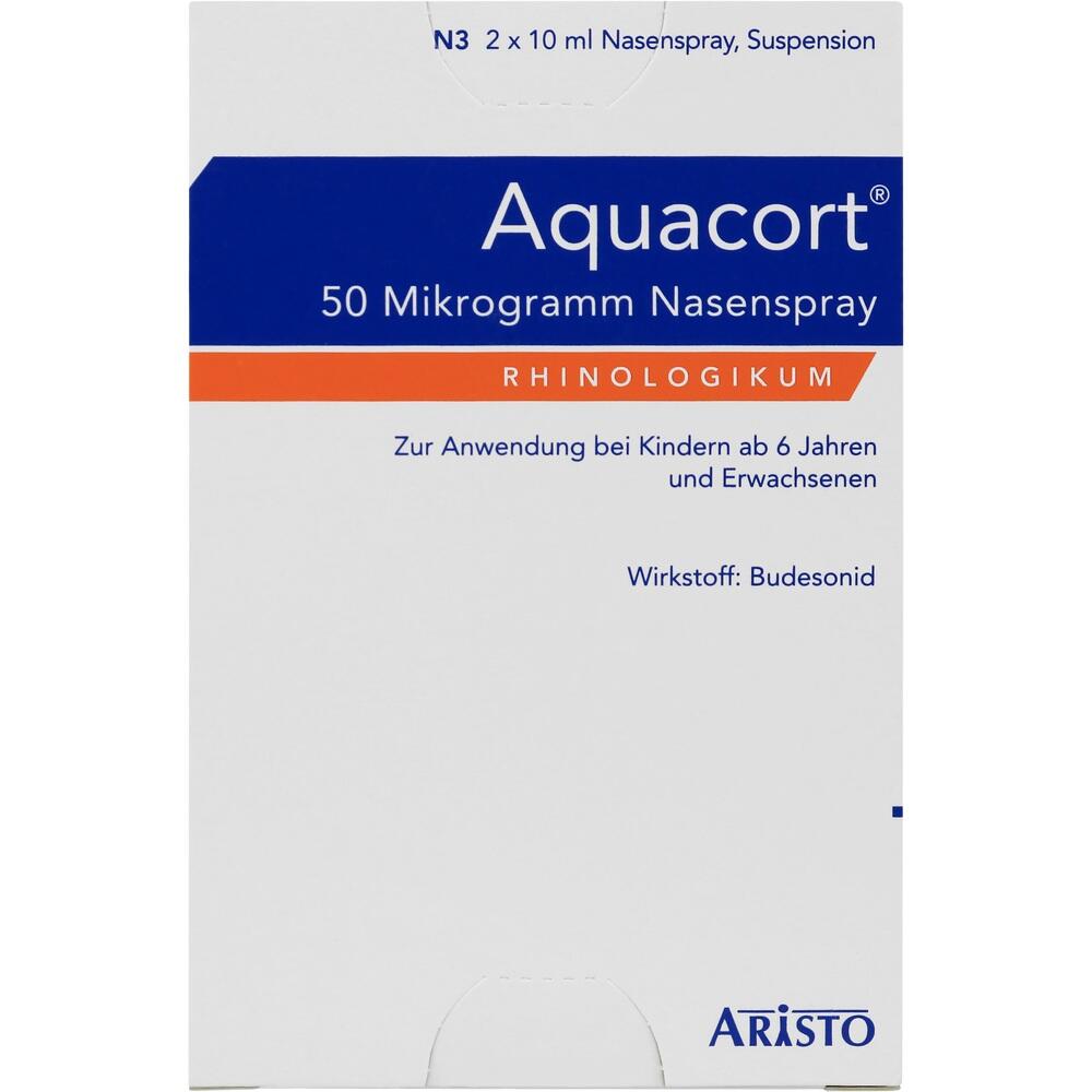 Aquacort 50 ug 2X10 ml Nasendosierspray